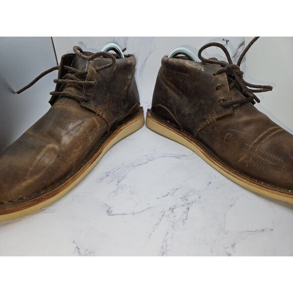 OLIBERTE Chukka Leather Lace-up Boots Men's Size 40 EU/US 7 - Picture 10 of 16